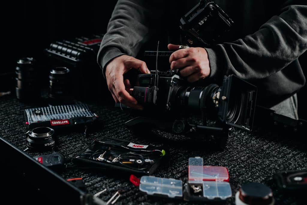 Filmmaker using NinjaCase